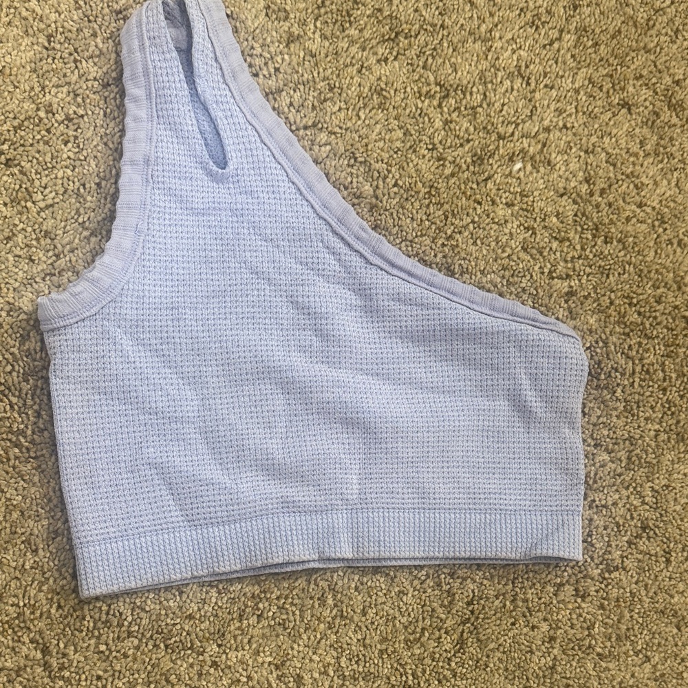 NWOT Urban Outfitters Lavender Asymmetrical Crop Top